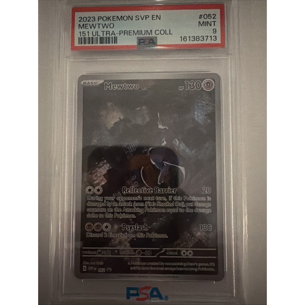 2023 Pokémon SVP EN MewTwo 151 Ultra Prem Coll #052 PSA 9 MINT